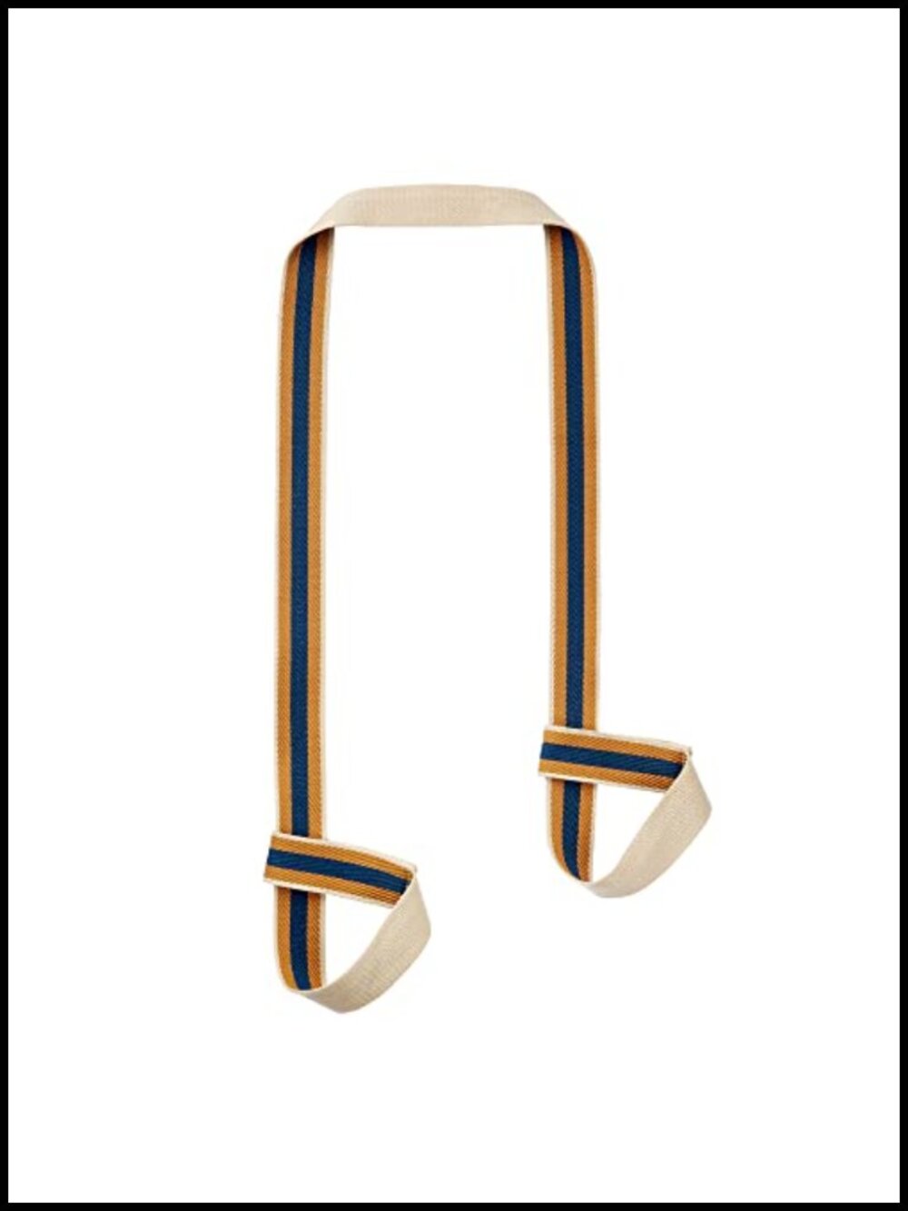Adjustable Yoga Mat Strap Polyester Cotton Carrier & Stretching Strap